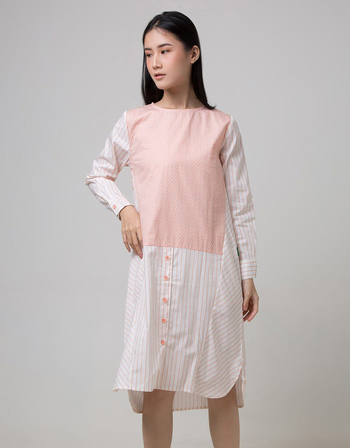Point One Girl Marilyn Pink Blouse