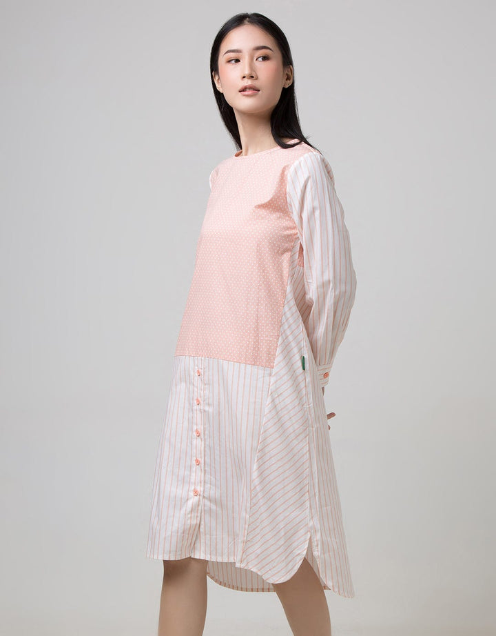 Point One Girl Marilyn Pink Blouse