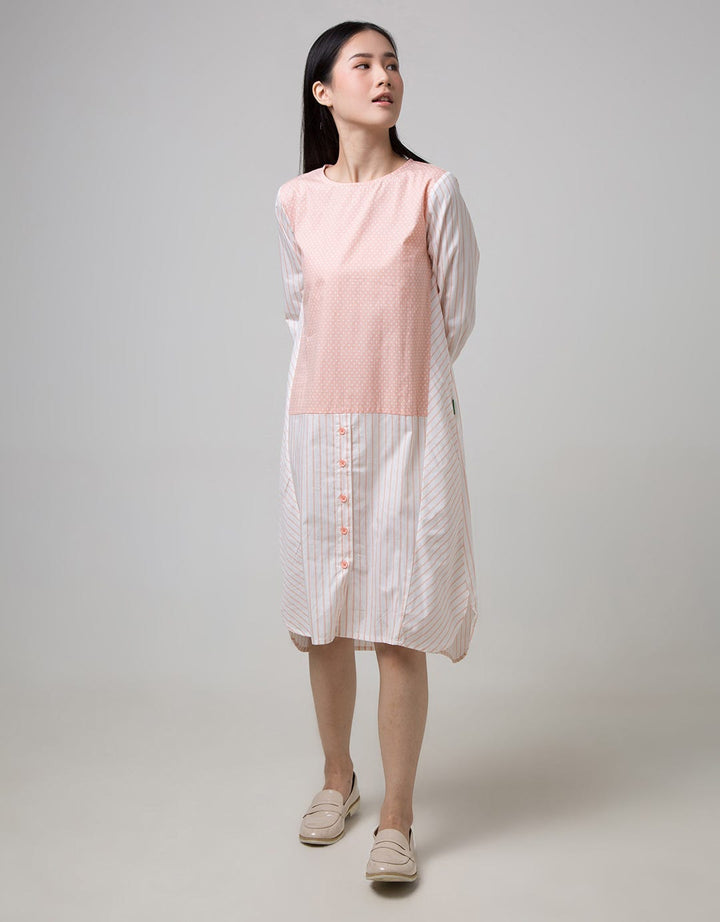 Point One Girl Marilyn Pink Blouse
