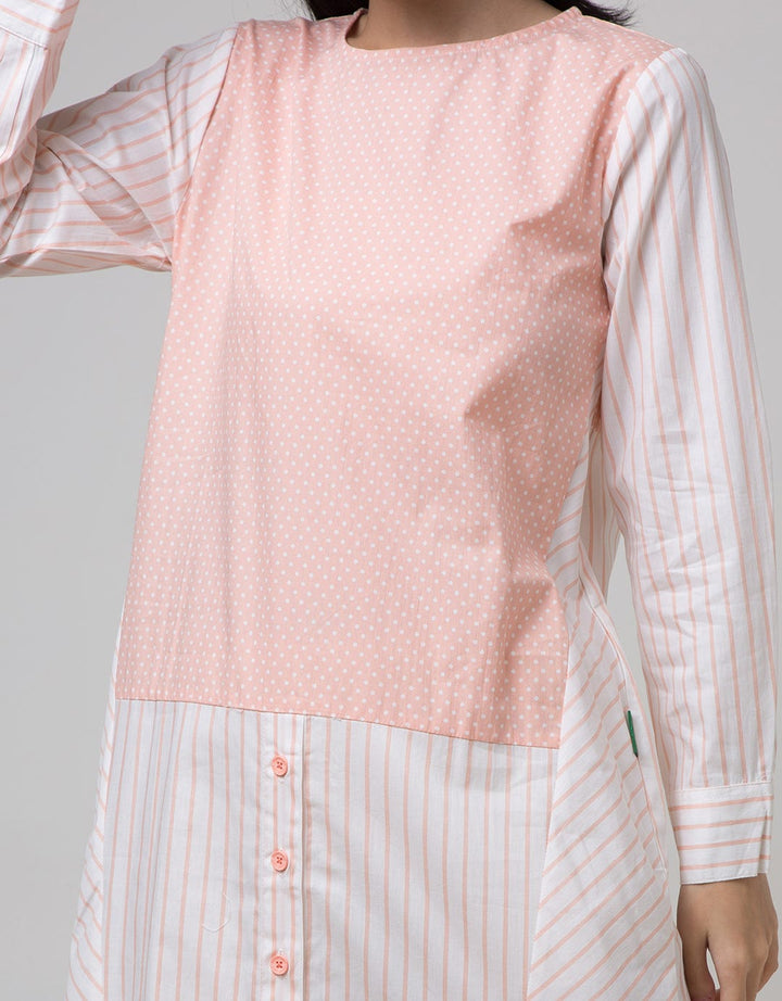 Point One Girl Marilyn Pink Blouse