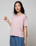 Details Short Sleeve T-Shirt Tee Terry with Braid Silver