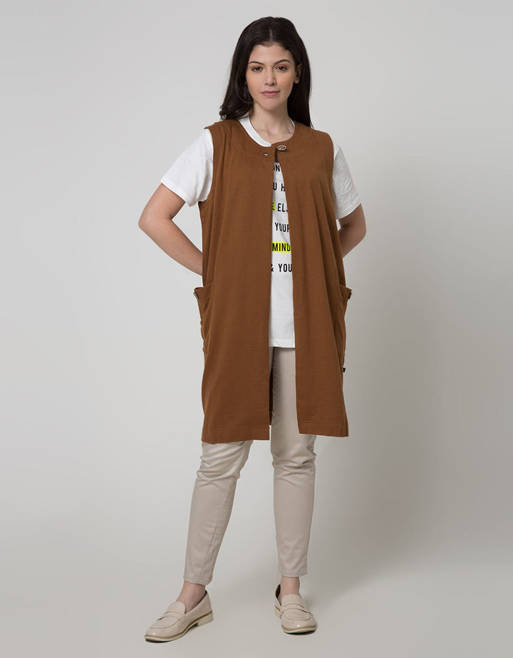 C2 Sinobu Sleeveless Outer Wanita