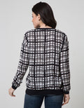 Logo Jeans Kemeja Print Block Tartan