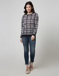 Logo Jeans Kemeja Print Block Tartan