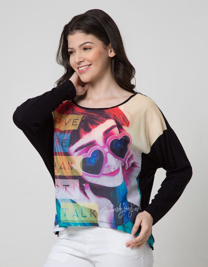 Ninety Degrees T-Shirt Print Love