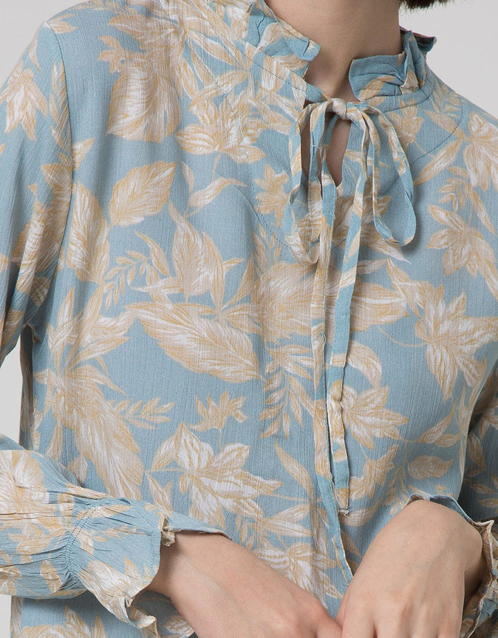 Chic Girl Kemeja Full Print