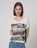 Ninety Degrees Girl Bike Kaos Wanita