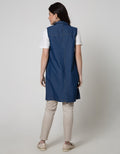 Dust Denim Style Women's Vest