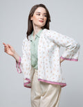 Details Blazer Pink Outer Dobby Flw