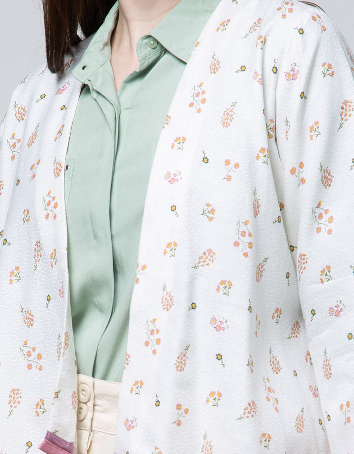Details Blazer Pink Outer Dobby Flw