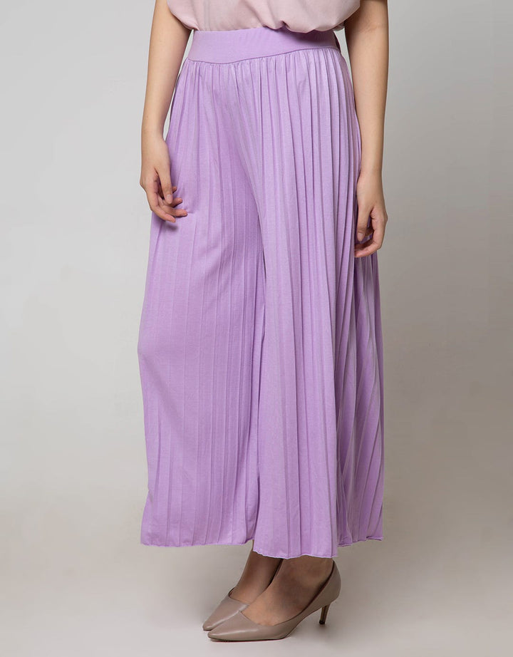 Details Long Pants Culots With Plitsket