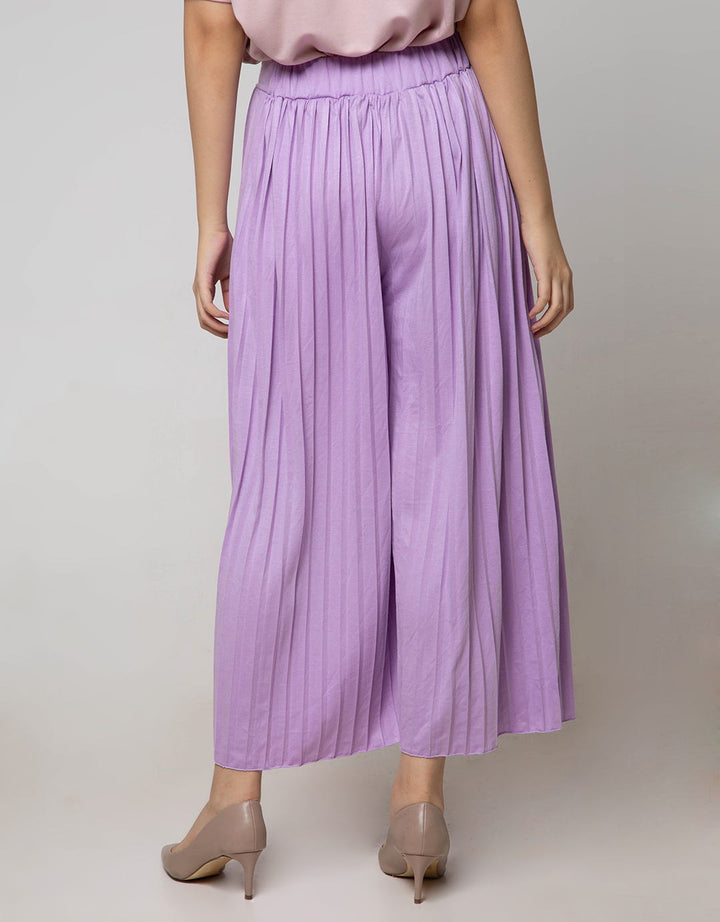 Details Long Pants Culots With Plitsket