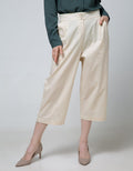 Details Long Pants Cullote With Button