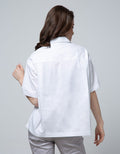 Details Shirt Wide Sleeve Poplin Solid With Pocket