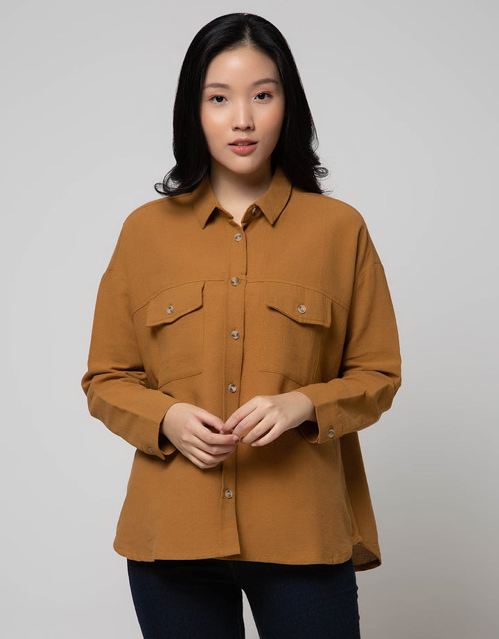 Nevada Long Sleeve Shirt Twill Basic