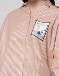 Nevada Long Sleeve Shirt Stripe Long Model