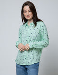 Nevada Long Sleeve Shirt Print Cat