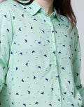 Nevada Long Sleeve Shirt Print Cat