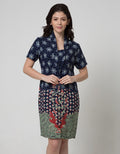Arjuna Weda Maduraan Print Dress Batik Wanita