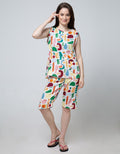 Nevada Short Sleeve Pajama Capri