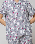 Nevada Short Sleeve Pajama Pants Doodle Unicorn