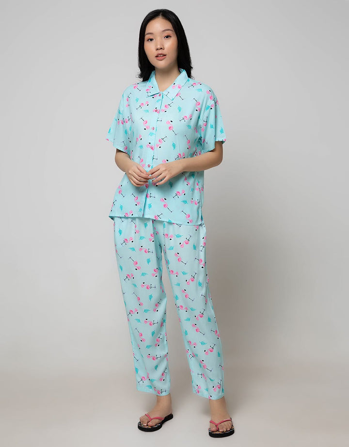 Nevada Short Sleeve Pajama Pants Wonderful Minggo