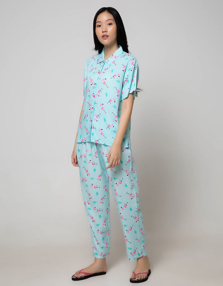Nevada Short Sleeve Pajama Pants Wonderful Minggo