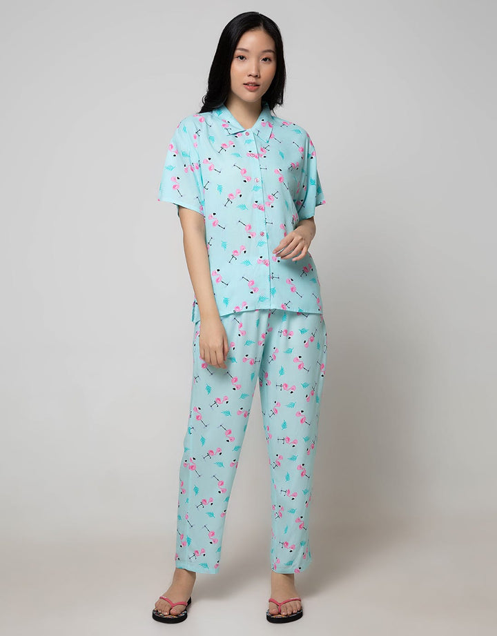 Nevada Short Sleeve Pajama Pants Wonderful Minggo