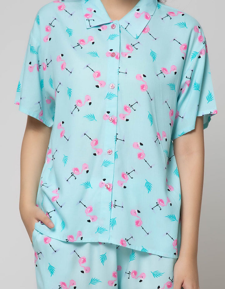 Nevada Short Sleeve Pajama Pants Wonderful Minggo