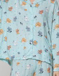 Nevada Long Sleeve Pyjama Pants Chubby Meow