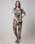 St. Yves Short Sleeve Pajama Pants Leaf Flok