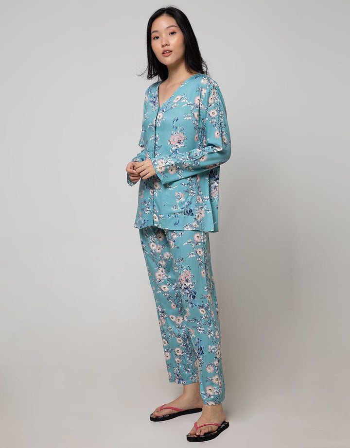 St. Yves Long Sleeve Pajama Pants Pale Anemone