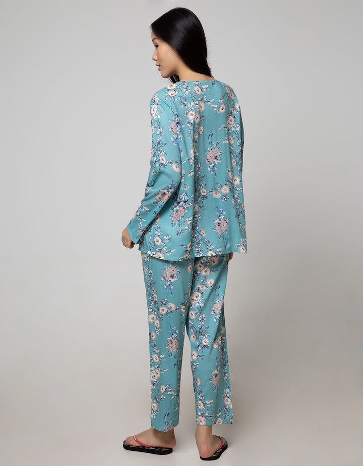 St. Yves Long Sleeve Pajama Pants Pale Anemone
