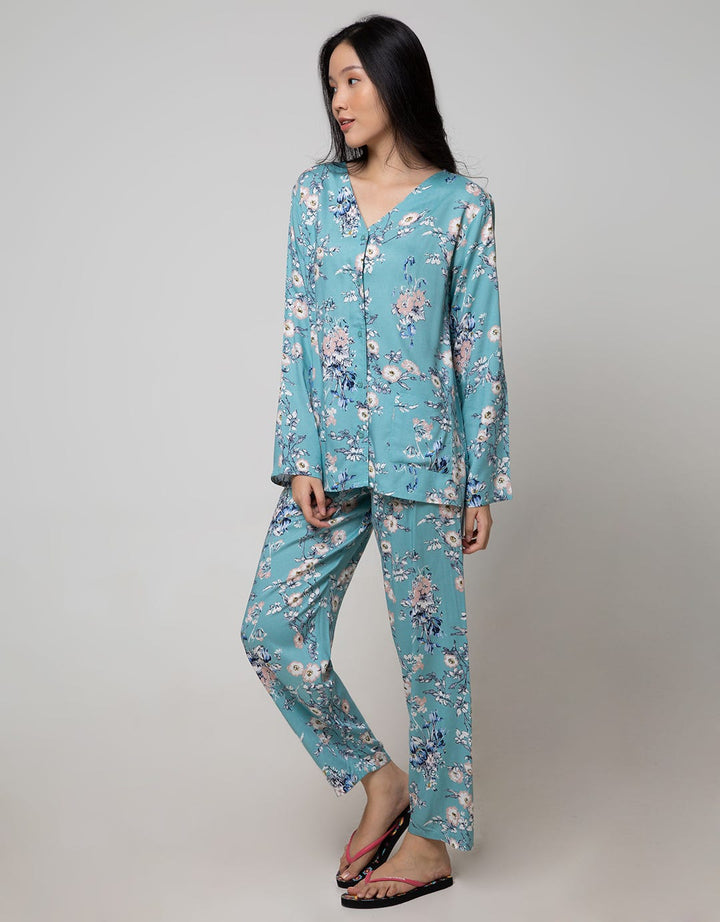 St. Yves Long Sleeve Pajama Pants Pale Anemone