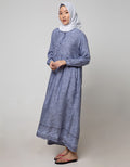 St. Yves Long Sleeve Maxi Dress Classic Print