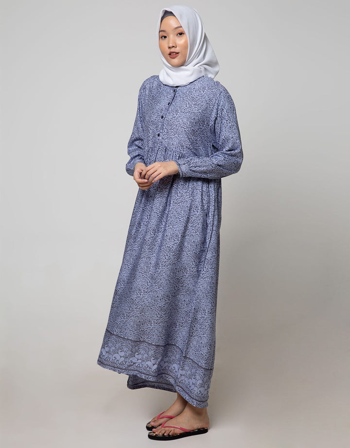 St. Yves Long Sleeve Maxi Dress Classic Print