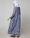 St. Yves Long Sleeve Maxi Dress Classic Print
