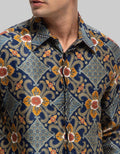 Arjuna Weda Almond Flower Batik Shirt