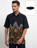 Arjuna Weda Kawung Heart Batik Shirt