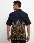 Arjuna Weda Kawung Heart Batik Shirt