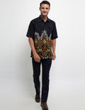 Arjuna Weda Kawung Heart Batik Shirt