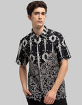 Arjuna Weda Kawung Baris Batik Shirt