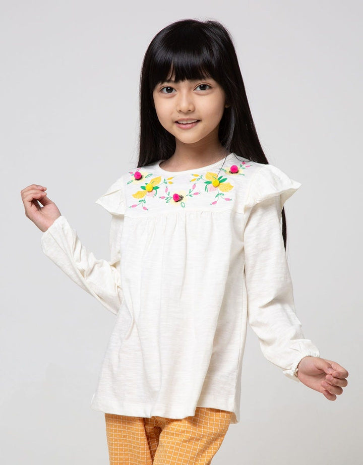 Nohea Floral Embroidery Tunic