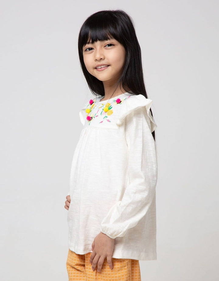 Nohea Floral Embroidery Tunic