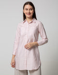Point One Girl Fabia Stripe Pink Blouse