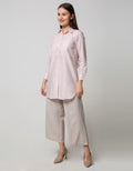 Point One Girl Fabia Stripe Pink Blouse