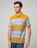 Walrus Kaos Polo Pria Motif Garis Dominan