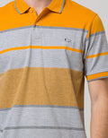 Walrus Kaos Polo Pria Motif Garis Dominan