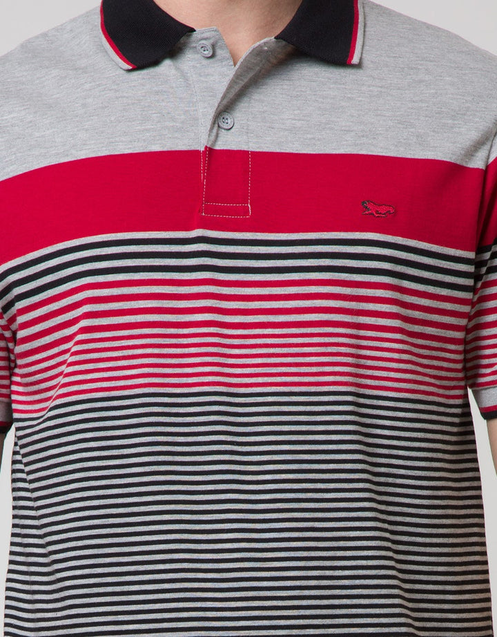 Walrus Men's Polo Shirt Big Red Motif