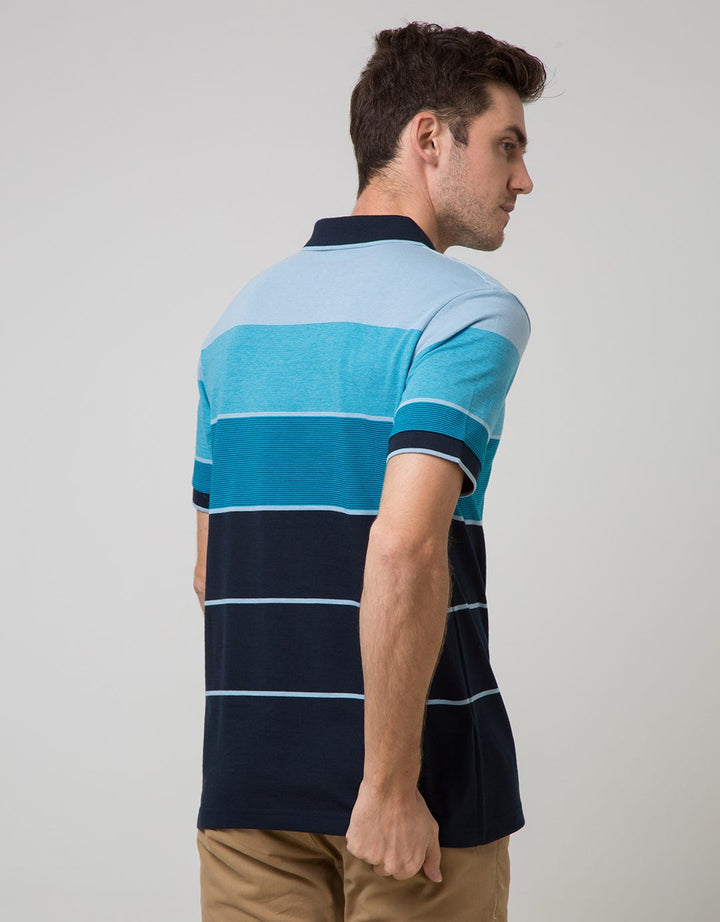 Walrus Kaos Polo Pria Motif Garis (Salur) Walrus T11876B